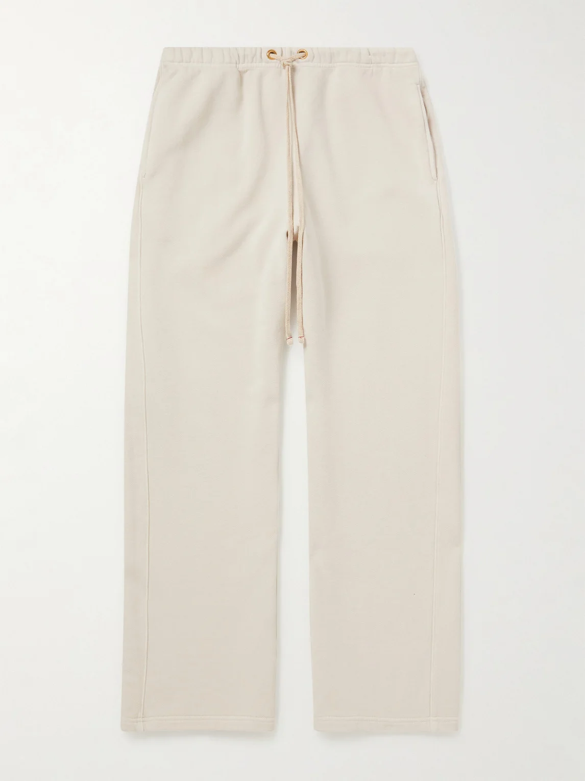 Heavyweight Structured-Fleece Cotton-Jersey Sweatpants - 1