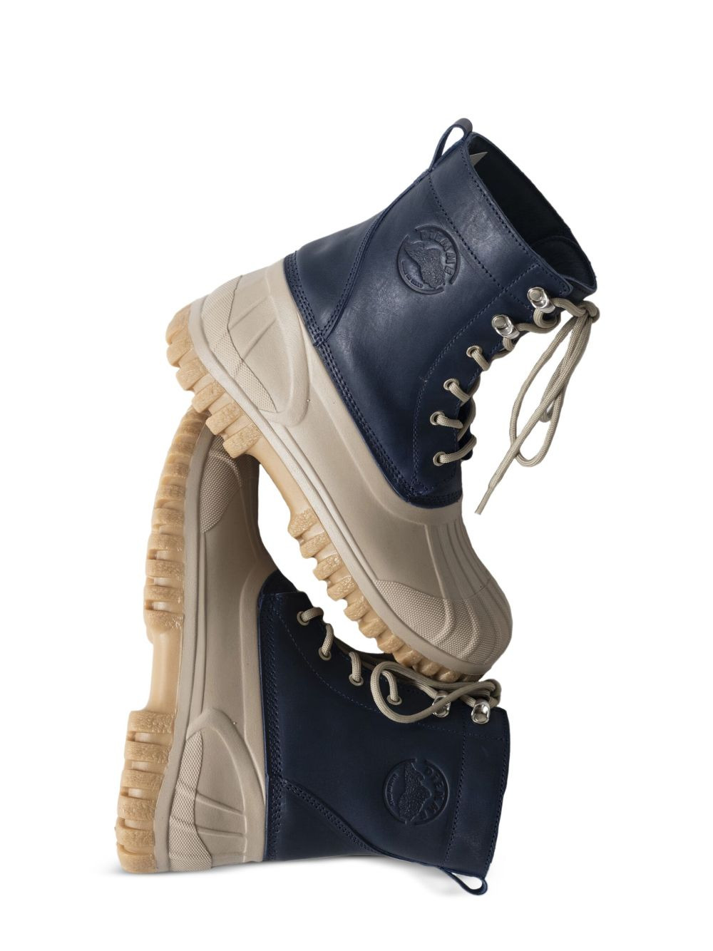 Antra leather lace-up combat boots - 2