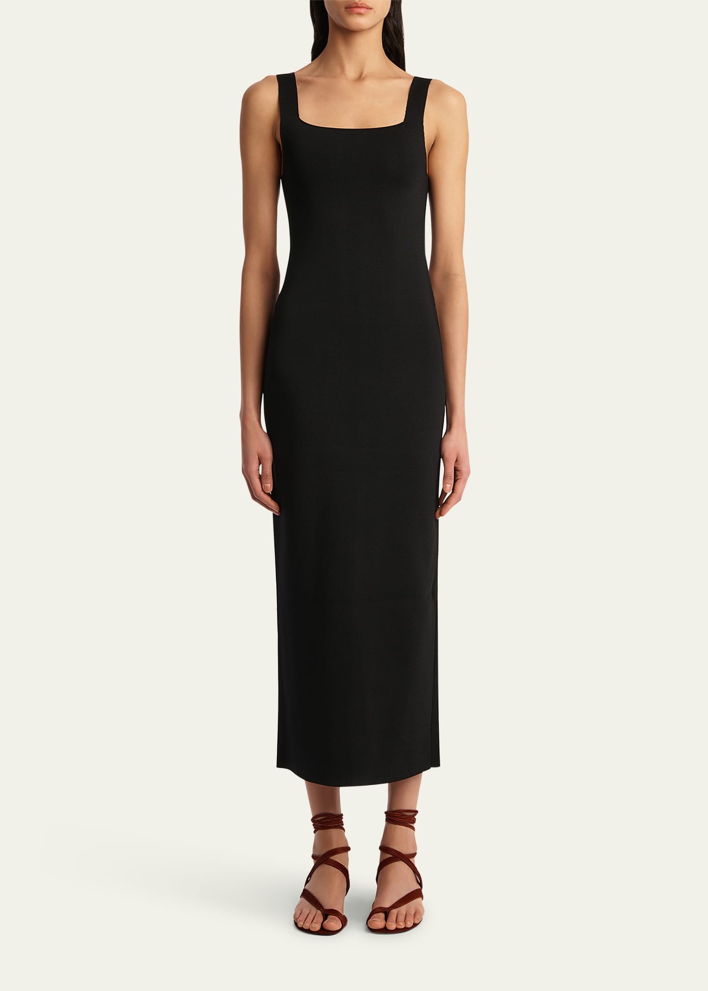 Dixi Square-Neck Sleeveless Knit Maxi Dress - 2