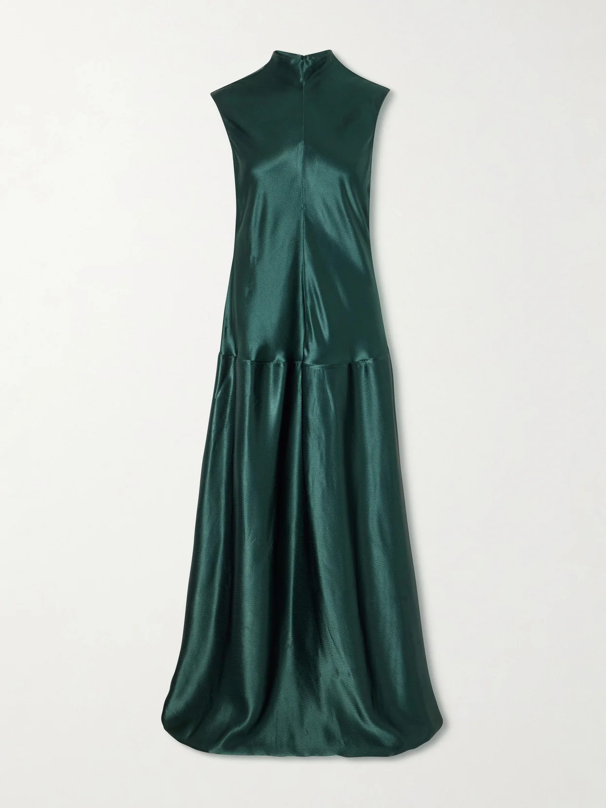 Nyx Sleeveless Pleated Crepe Maxi Dress - 1