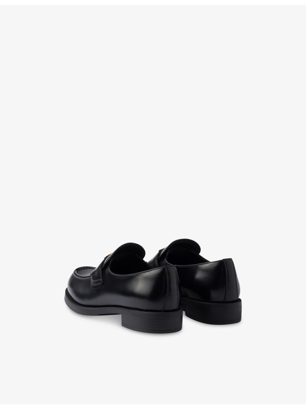 Brushed Leather Loafers - 4