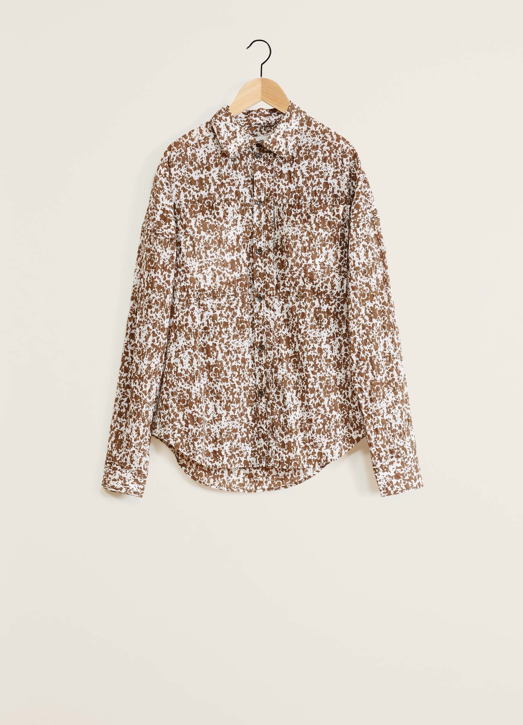 PRINTED FITTED SHIRT - 1