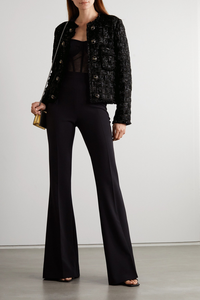 Dolce & Gabbana Embellished woven lamé jacket outlook