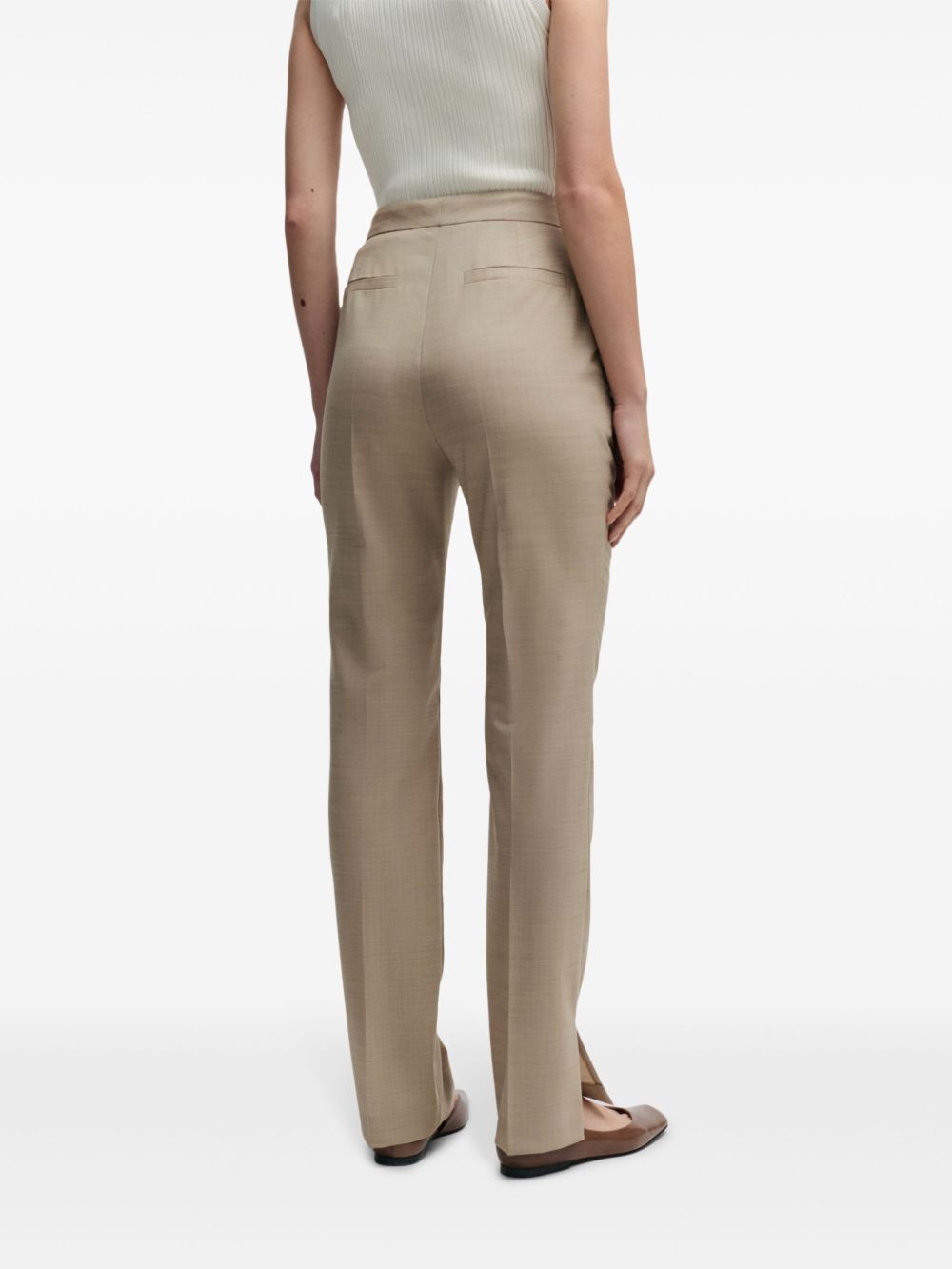 mid-rise slim-fit trousers - 4