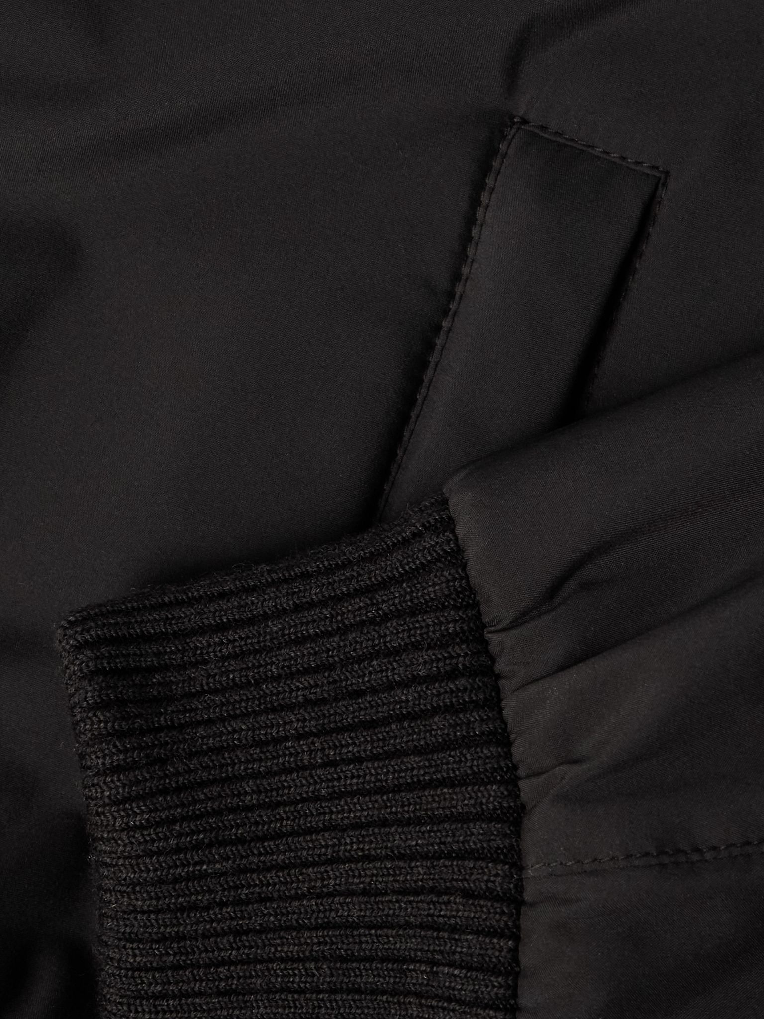 Nylon Bomber Jacket Brown - 5
