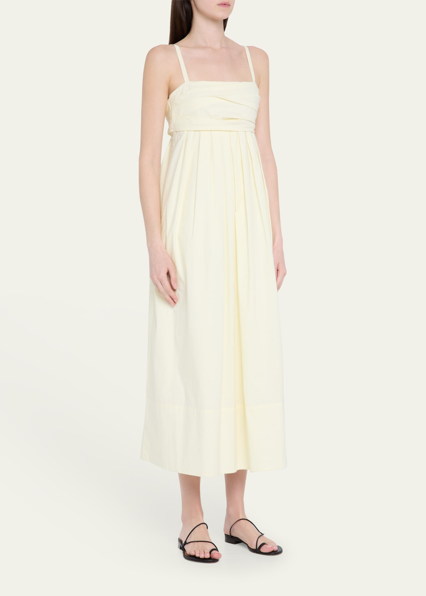 Claudine Technical Poplin Midi Dress - 4