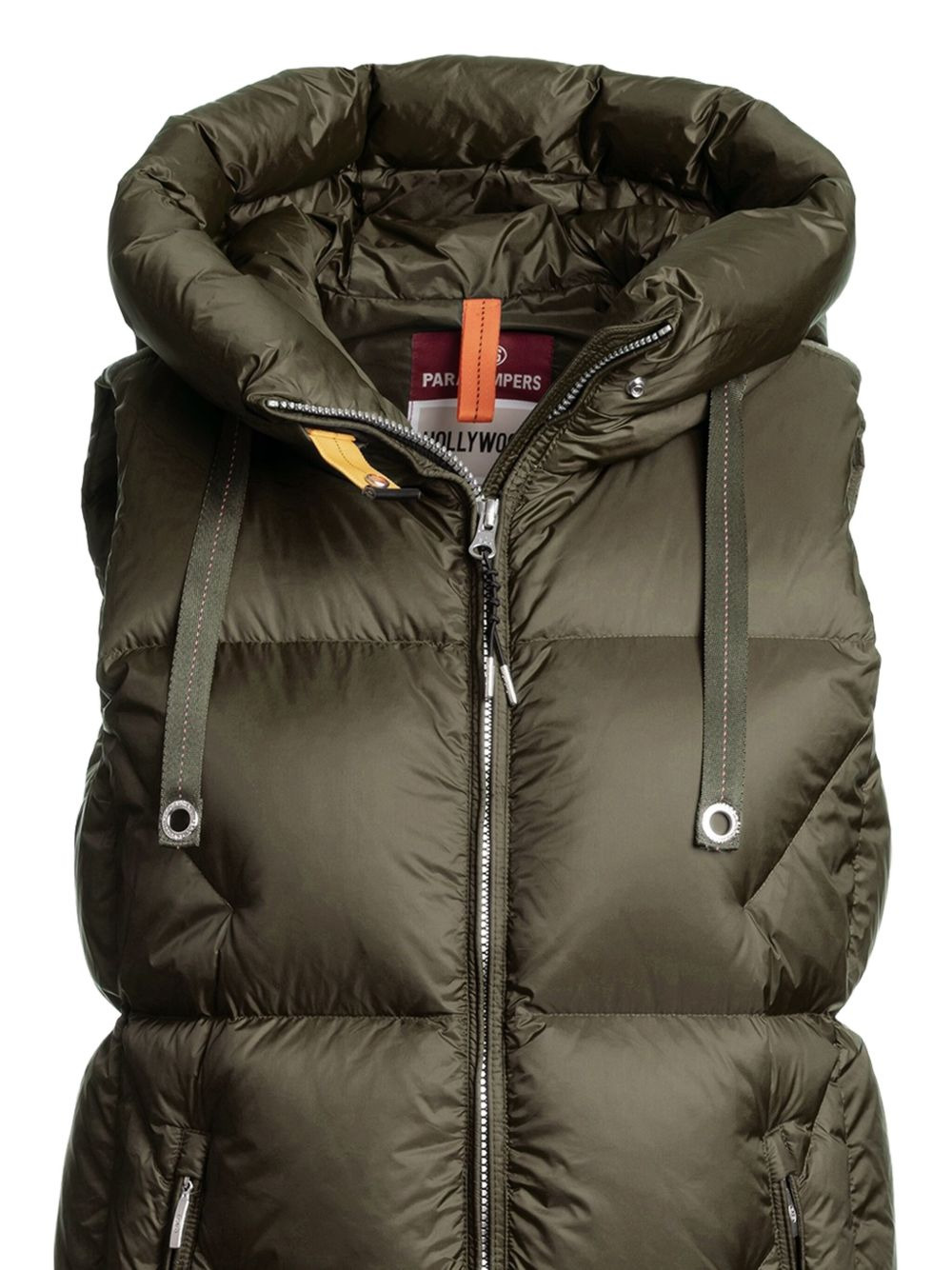 hooded quilted vest - 3