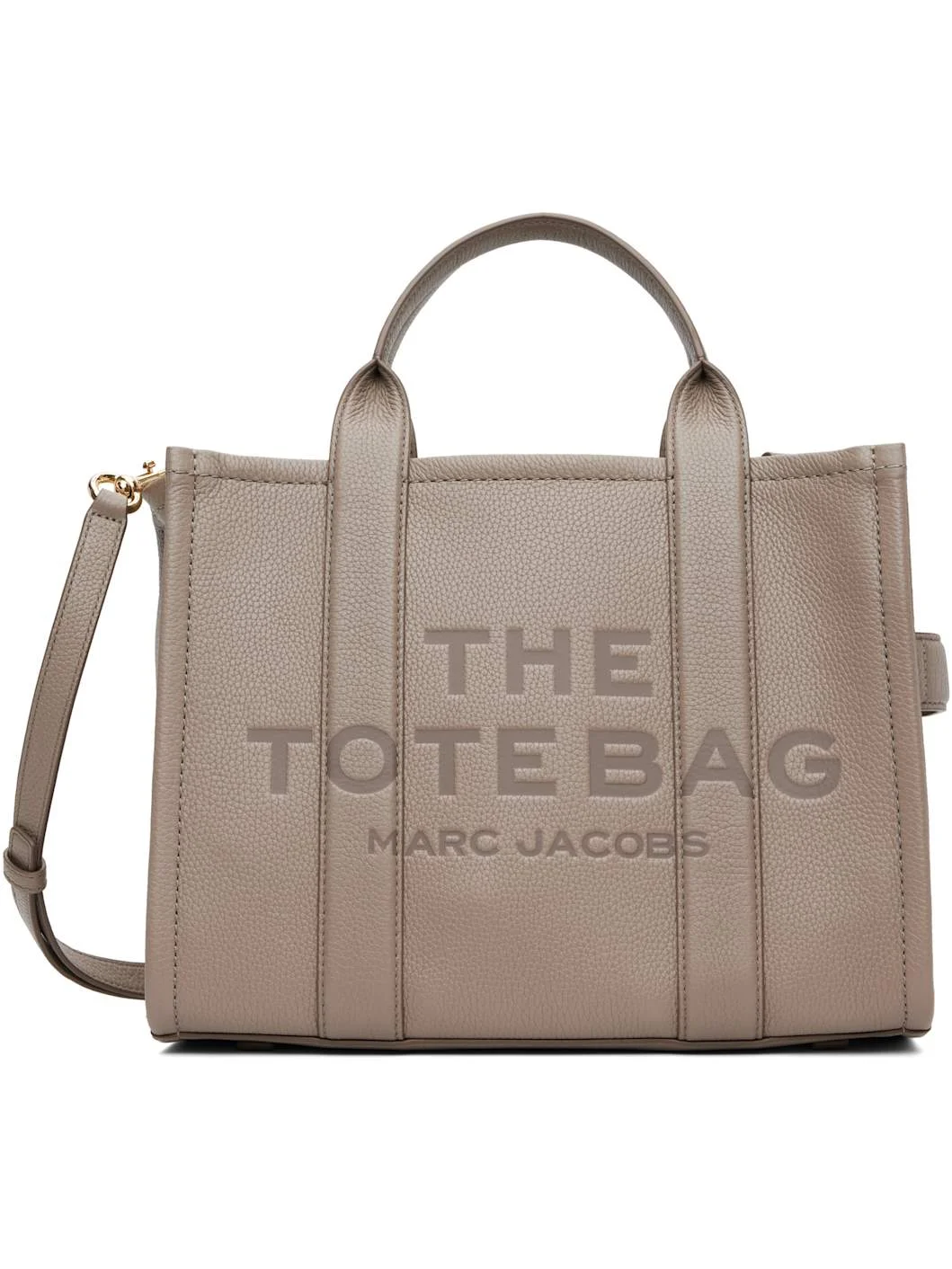 Gray 'The Leather Medium' Tote - 1