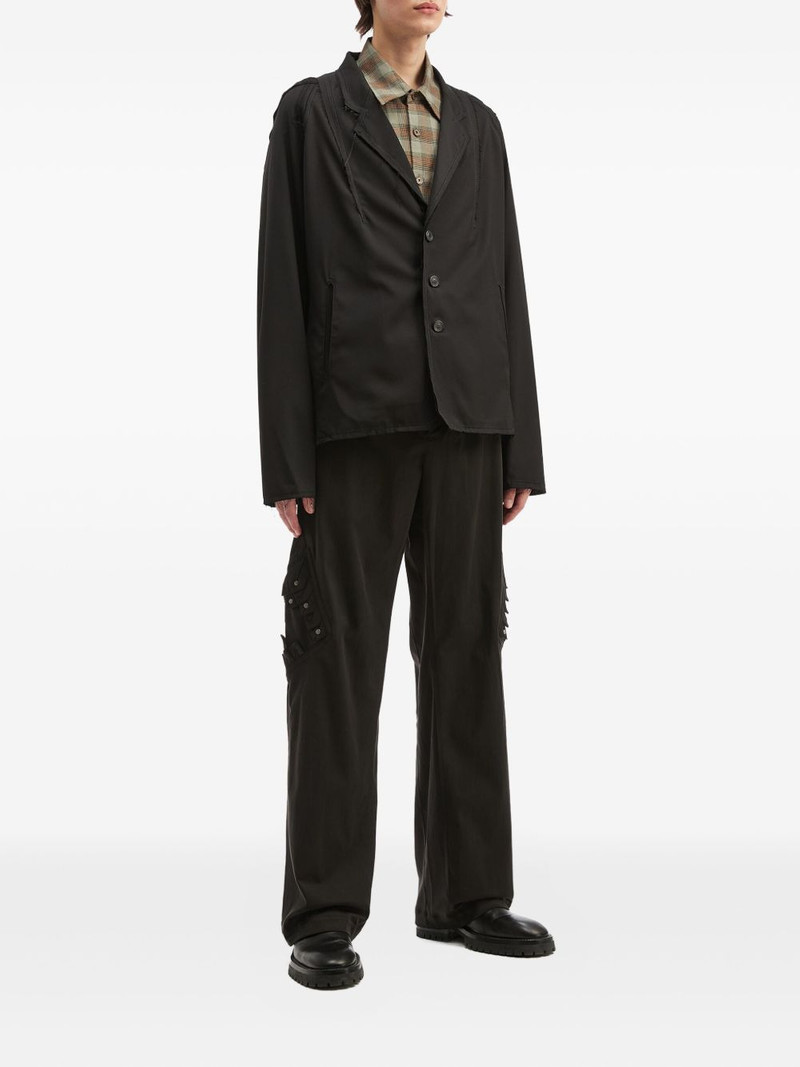 Kiko Kostadinov inside-out blazer outlook