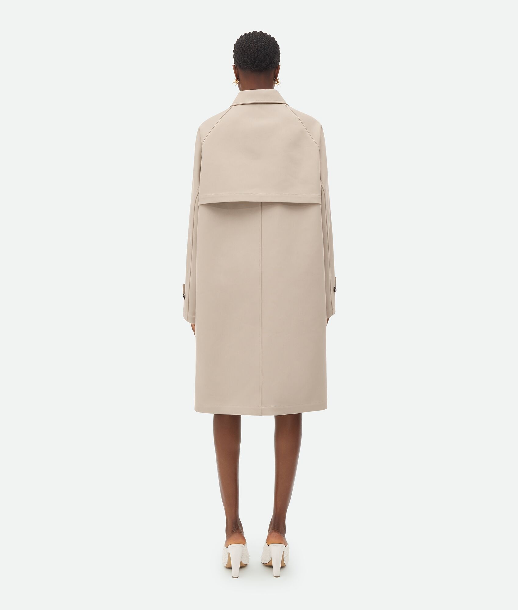 Bonded Wool And Cotton Coat - 3