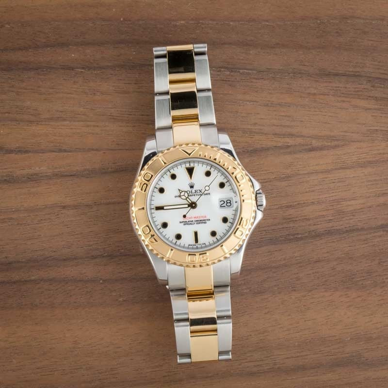 Rolex Yacht-Master 35 68623 White Dial - 6