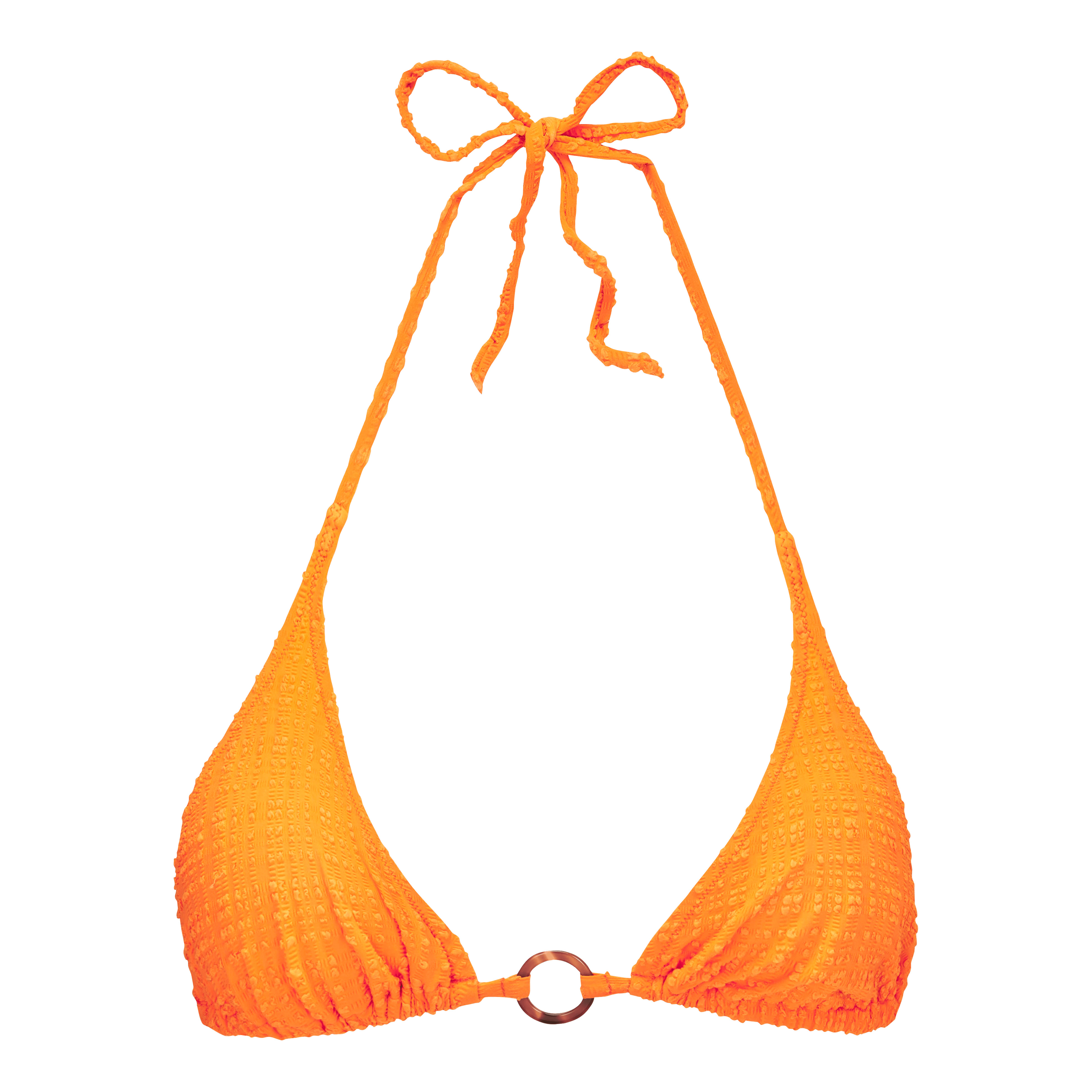 Women Triangle Bikini Top Plumetis - 1