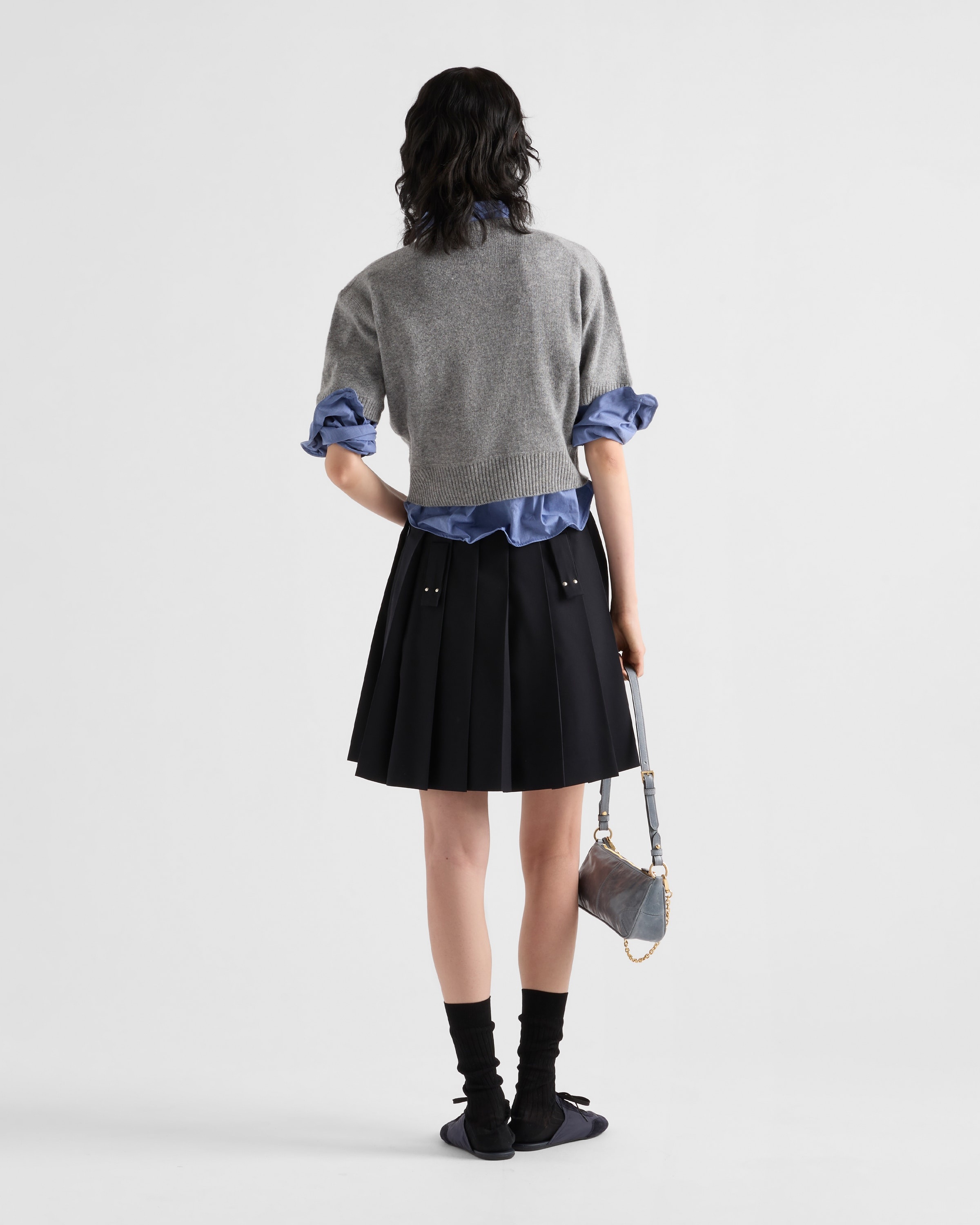 Wool and cashmere intarsia sweater - 5