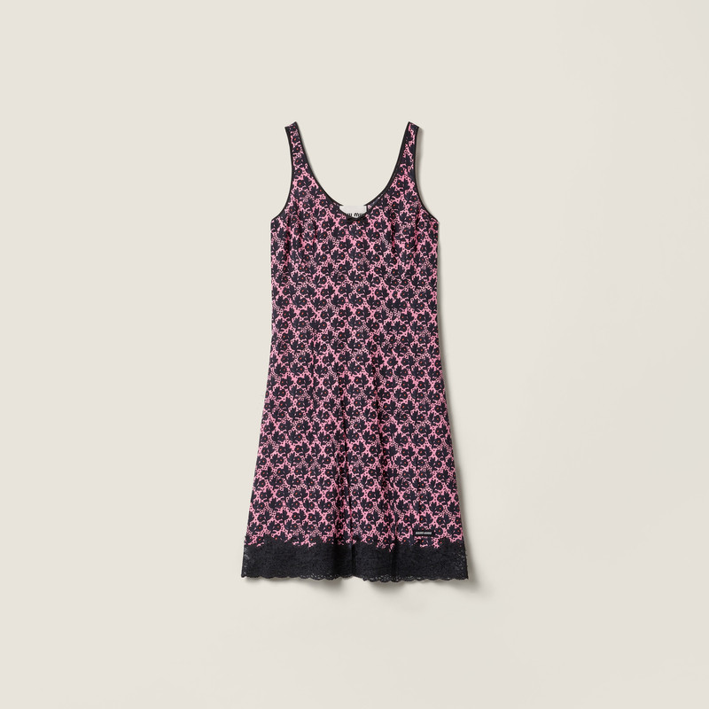 Crêpe de chine mini-dress 1
