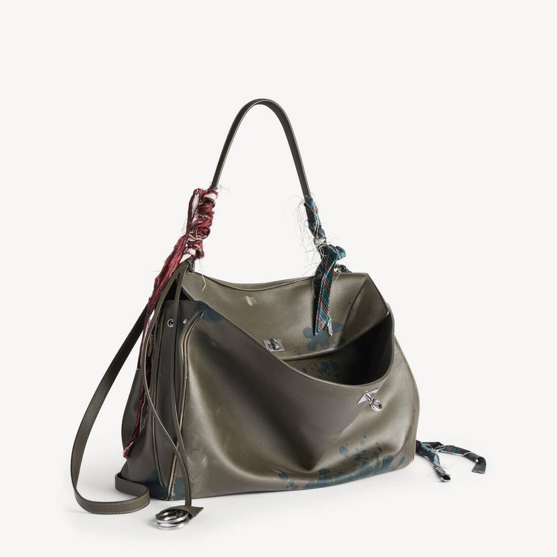 Men's Rodeo Handbag Large in Khaki 2