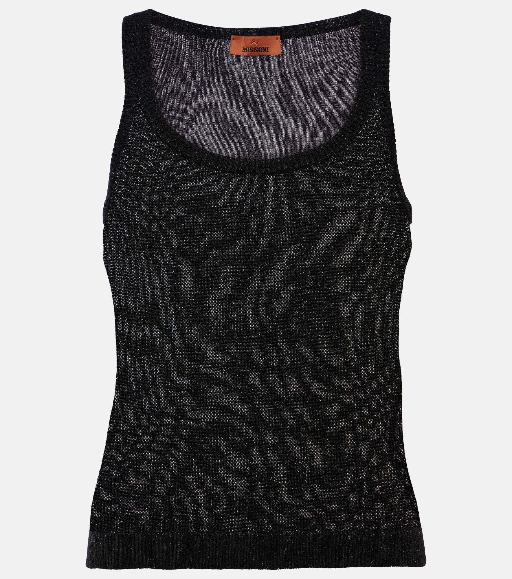 Squined striped tank top - 1