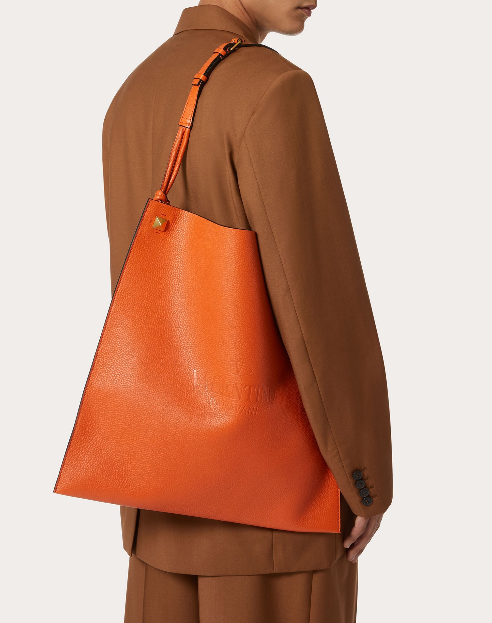 VALENTINO GARAVANI IDENTITY Leather Tote Bag - 6
