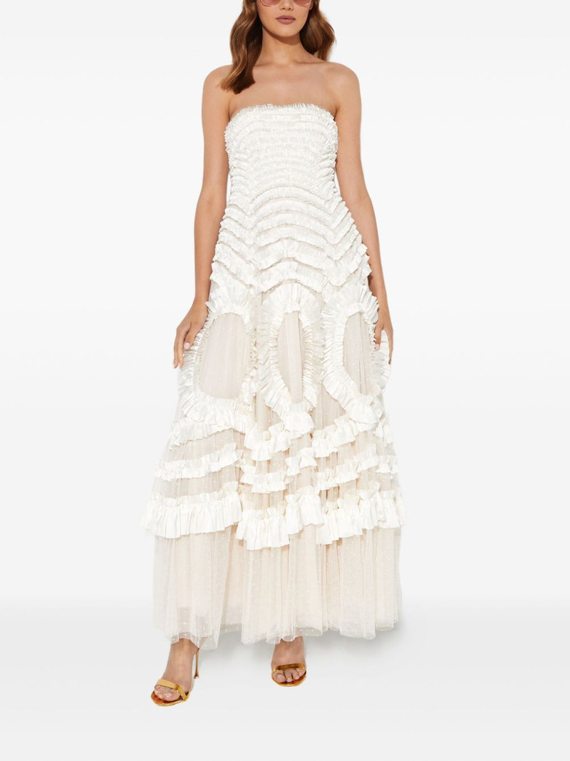 Needle & Thread Hyacinth ruffled gown outlook