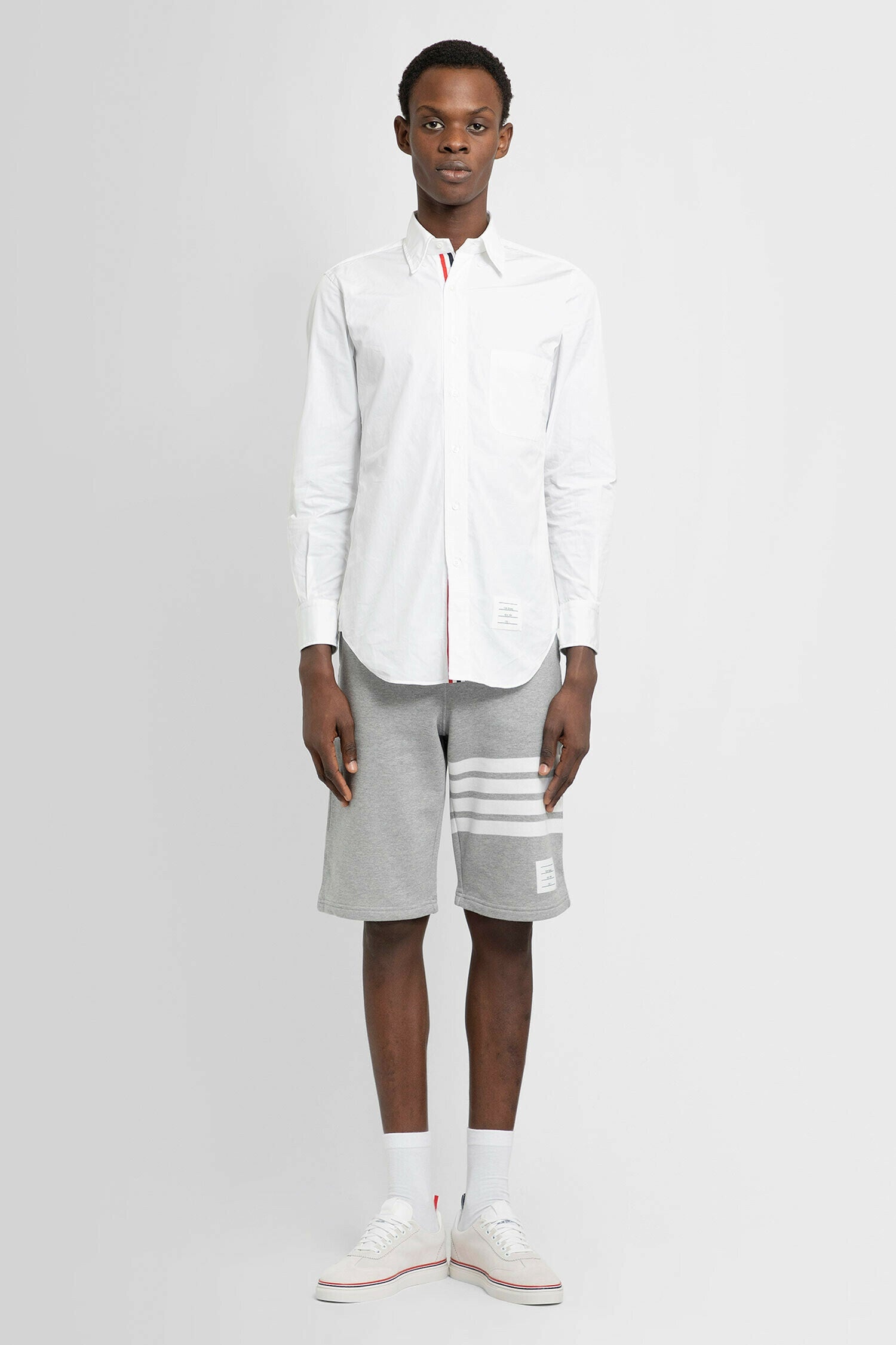 THOM BROWNE MAN WHITE SHIRTS - 4