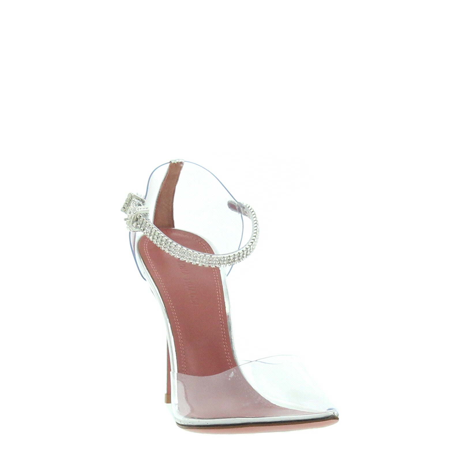 Amina Muaddi – Ursina Glass Pump Clear - 2