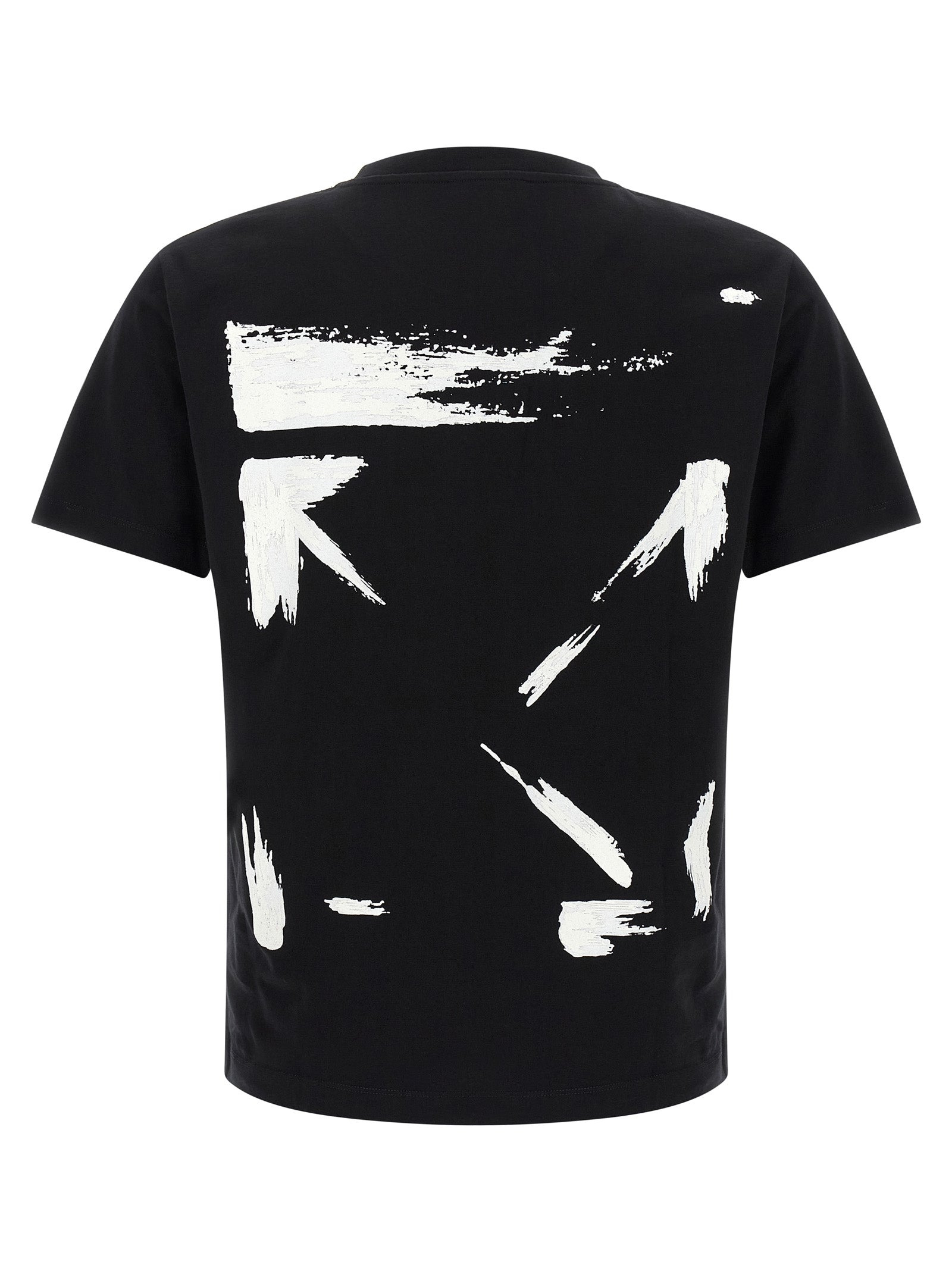 Brush Arrow T-Shirt White/Black - 2