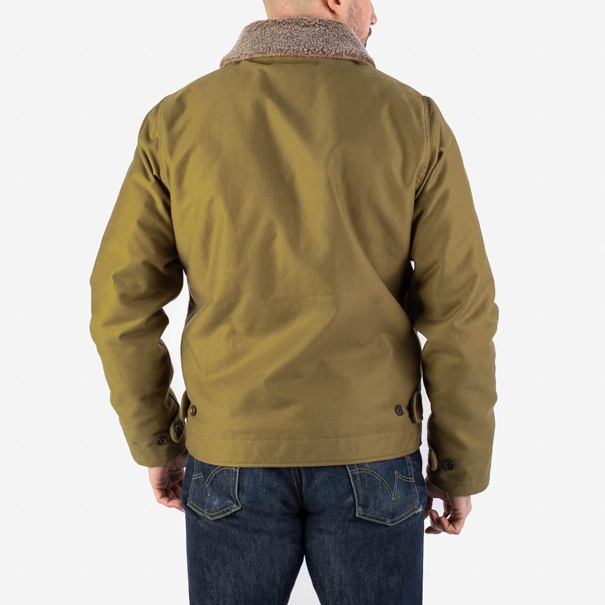 IHM-35-KHA Whipcord N1 Deck Jacket - Khaki - 3