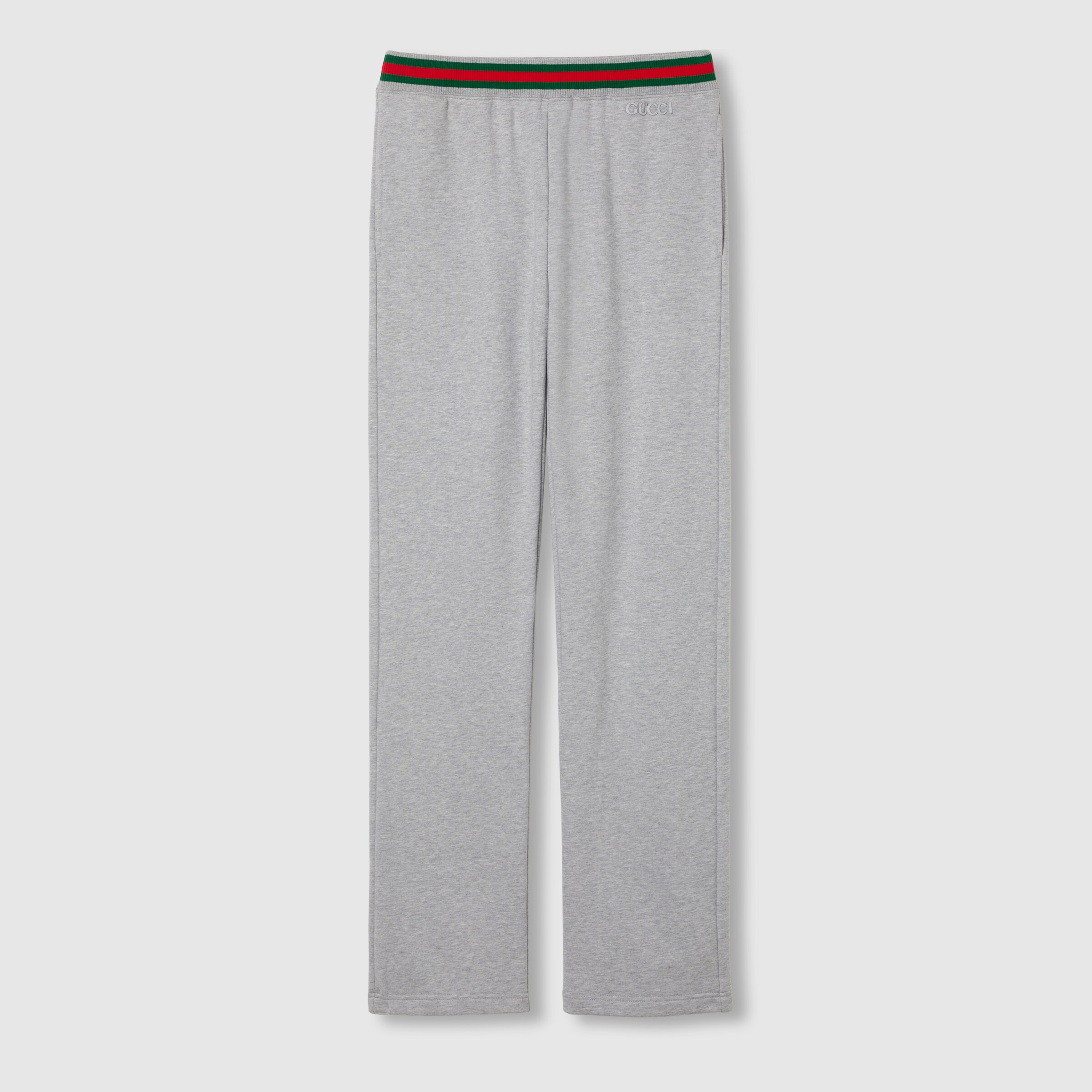 Cotton jersey jogging pant with Web - 1