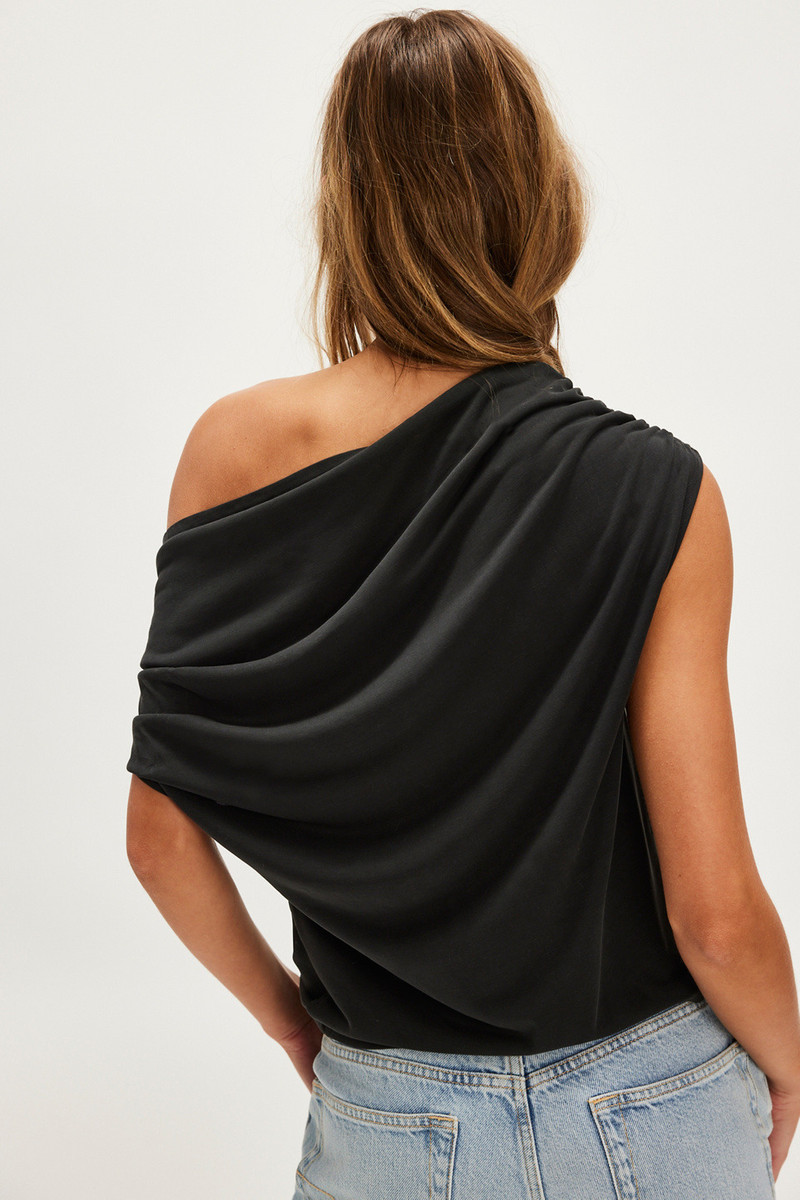 Blake Off-The-Shoulder Draped Top 6