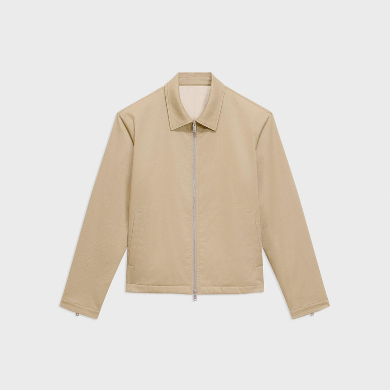 Blouson Zip Jacket in Stretch Cotton Twill 1