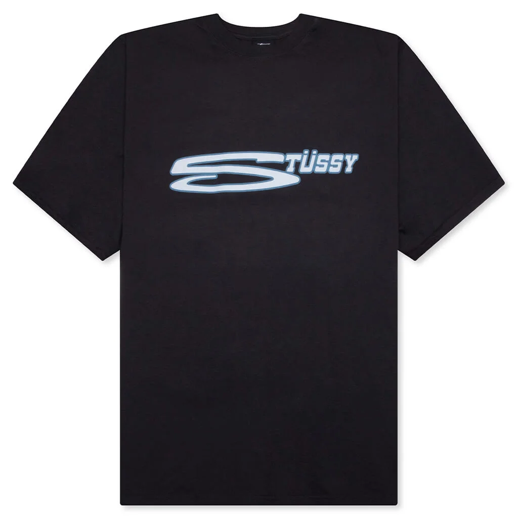 STRETCH PIGMENT DYED TEE - FADED BLACK - 1