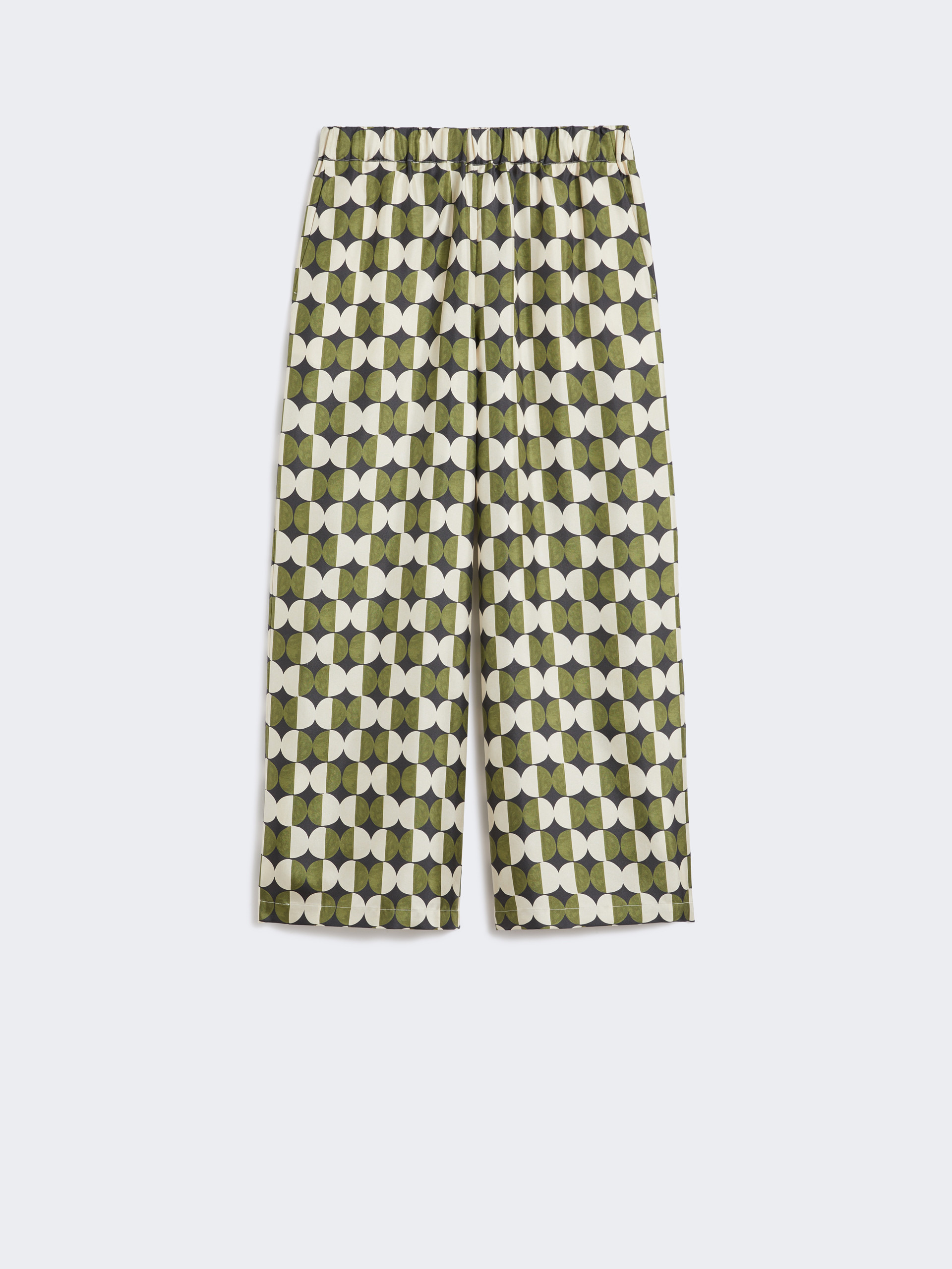 FIBBIA Silk twill trousers - 1
