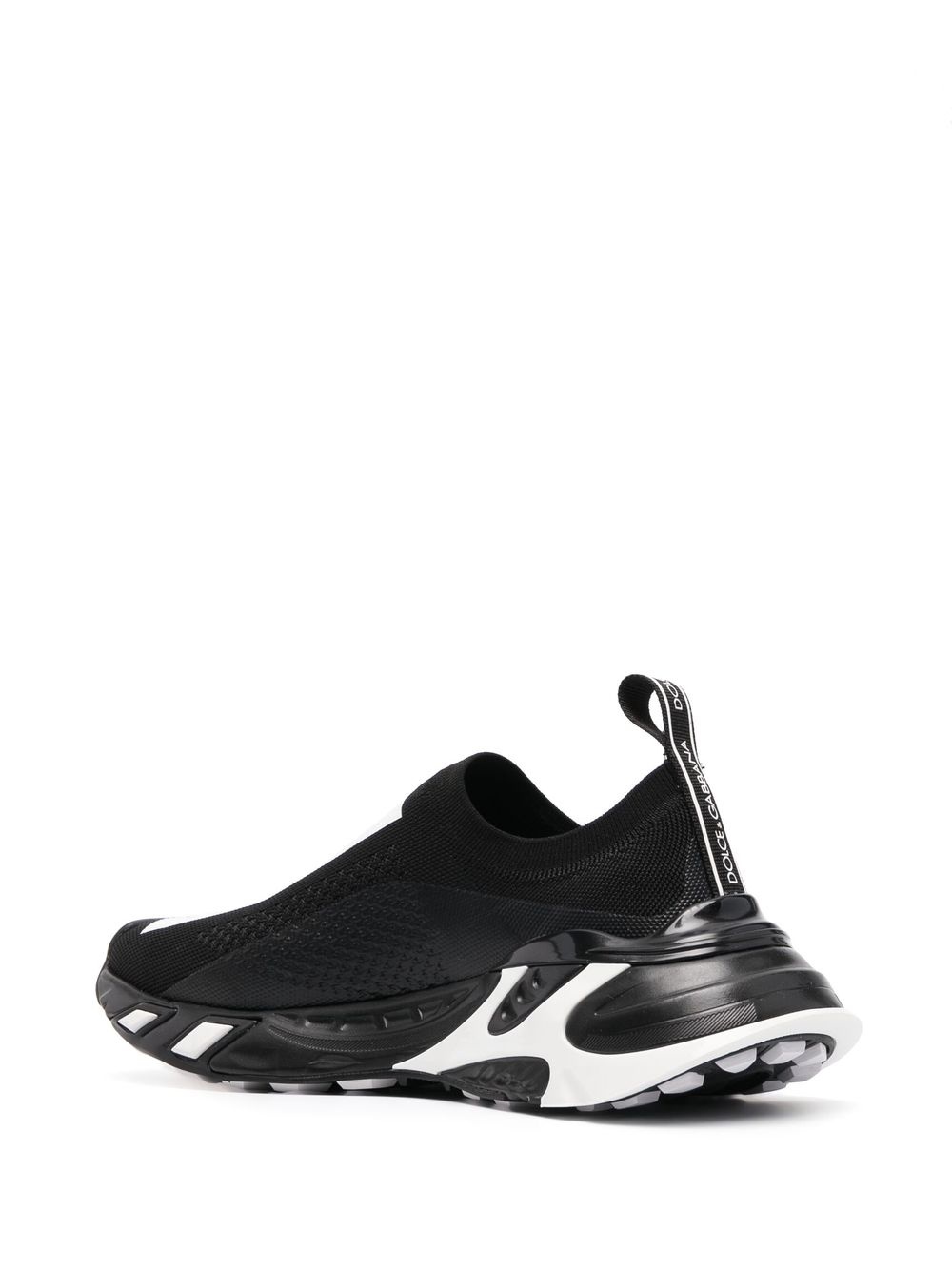 logo-print panelled sneakers - 3