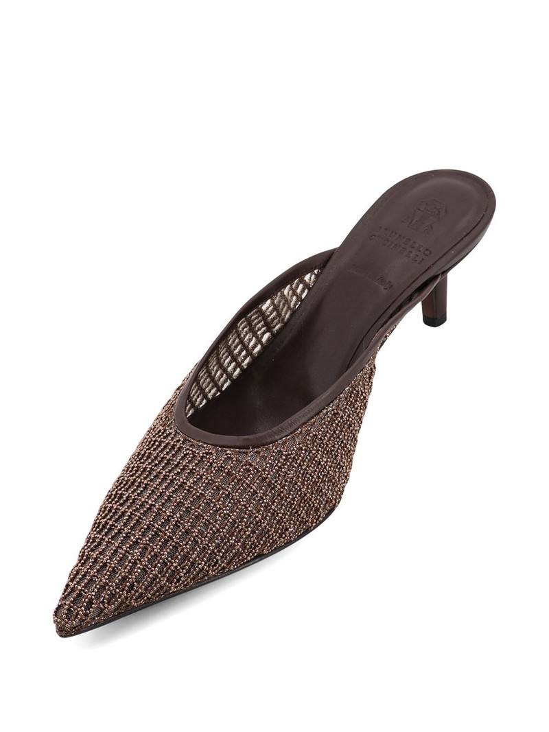 Monili net detail sandals 4