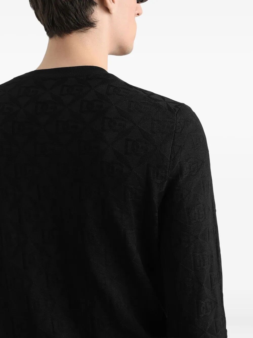 Long Sleeve Crew-Neck Sweater - 3