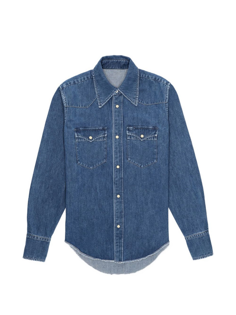 Yellowstone denim western shirt 1