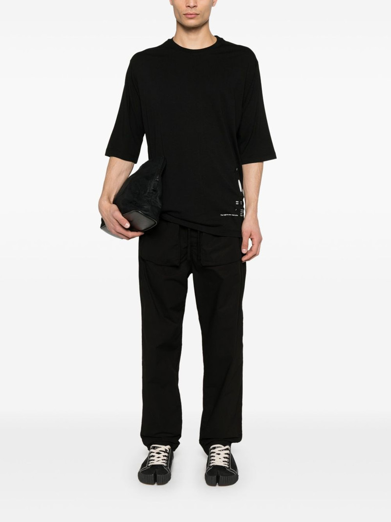thom/krom text-print T-shirt outlook