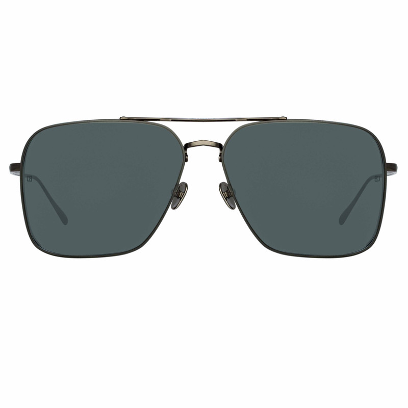 Linda Farrow The Asher - Asher Aviator Sung - NWT Asher Sunglasses in Yellow Gold by LINDA FARROW main image 3