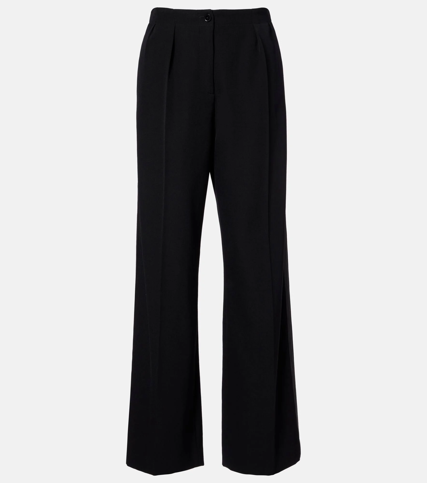 Felicita wool twill wide-leg pants - 1