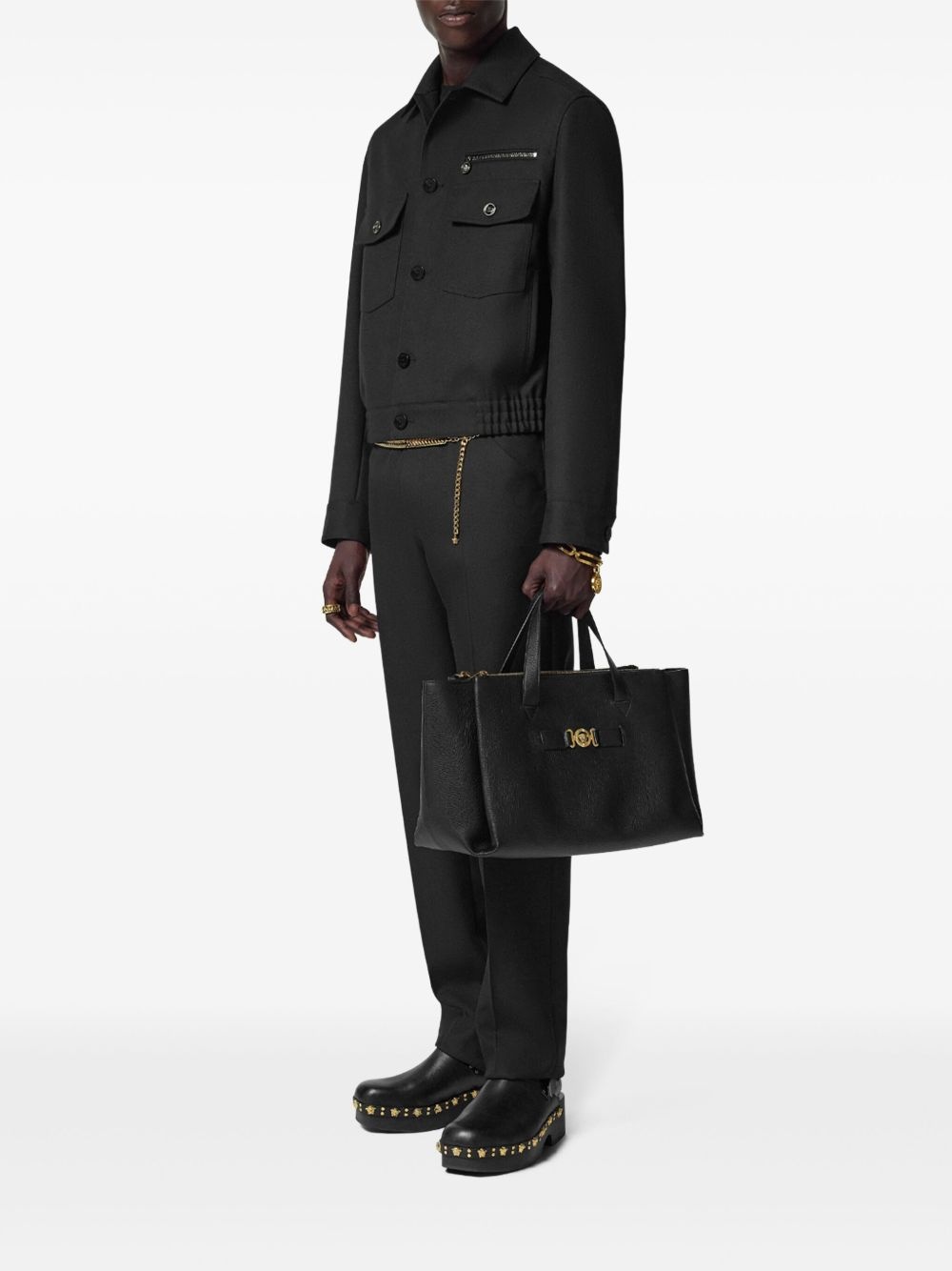 flap-pocket wool jacket - 2