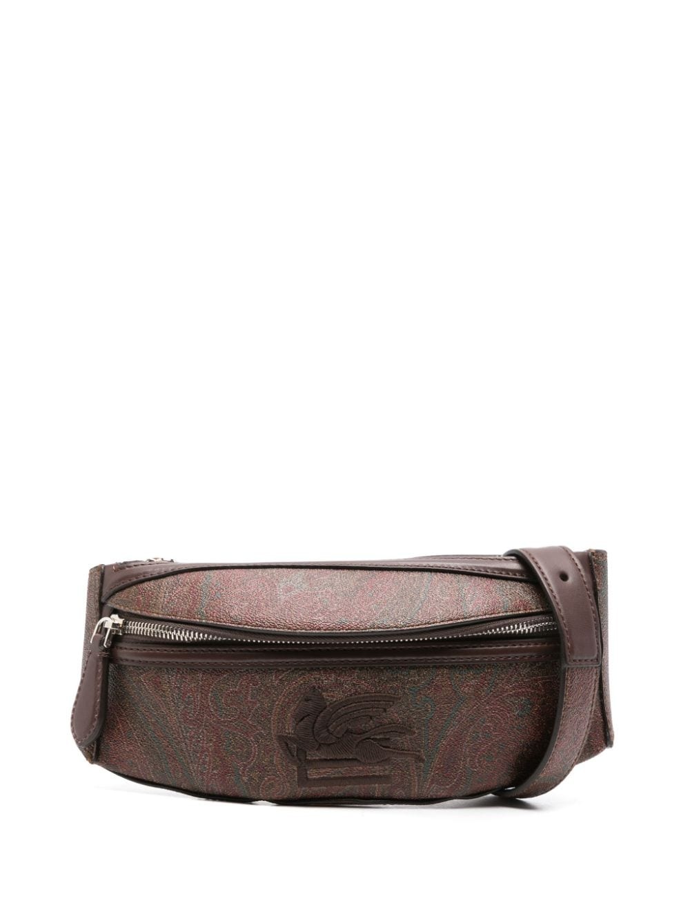Pegaso-embroidered paisley belt bag - 1