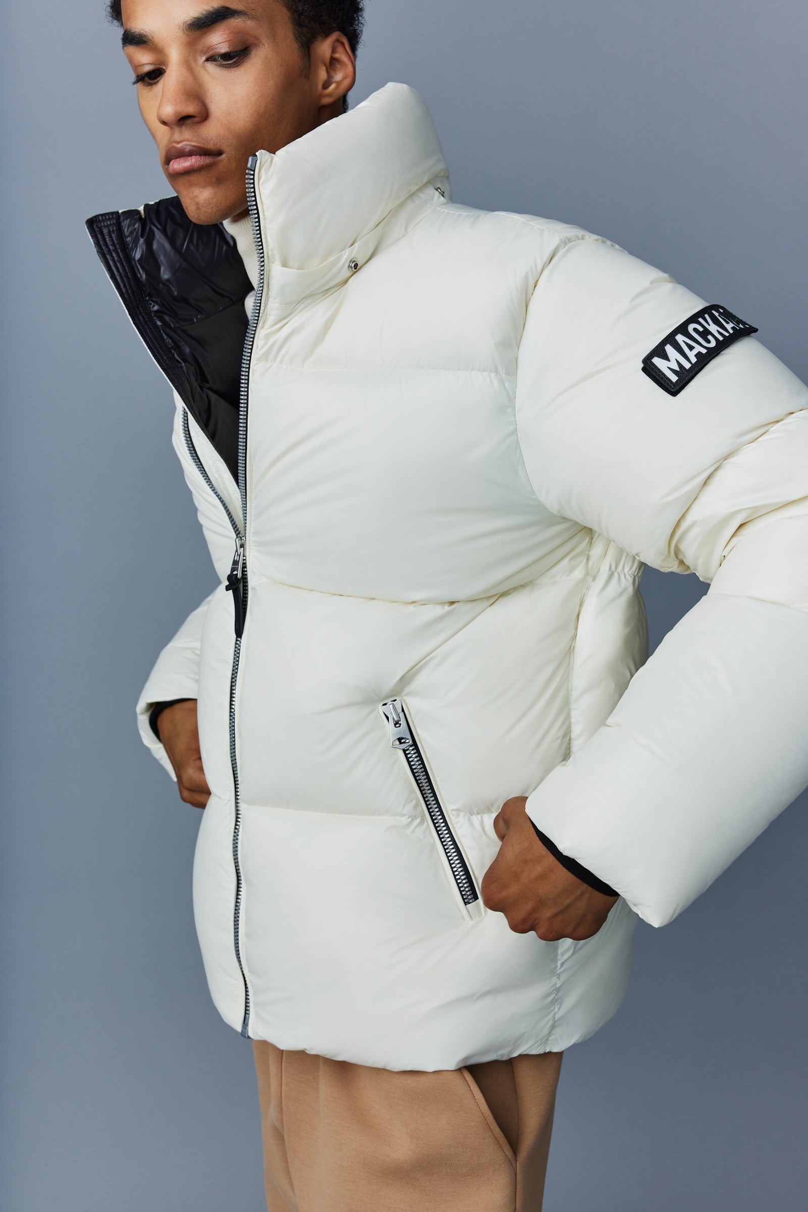 KENT-Z lustrous down jacket with hood - 5