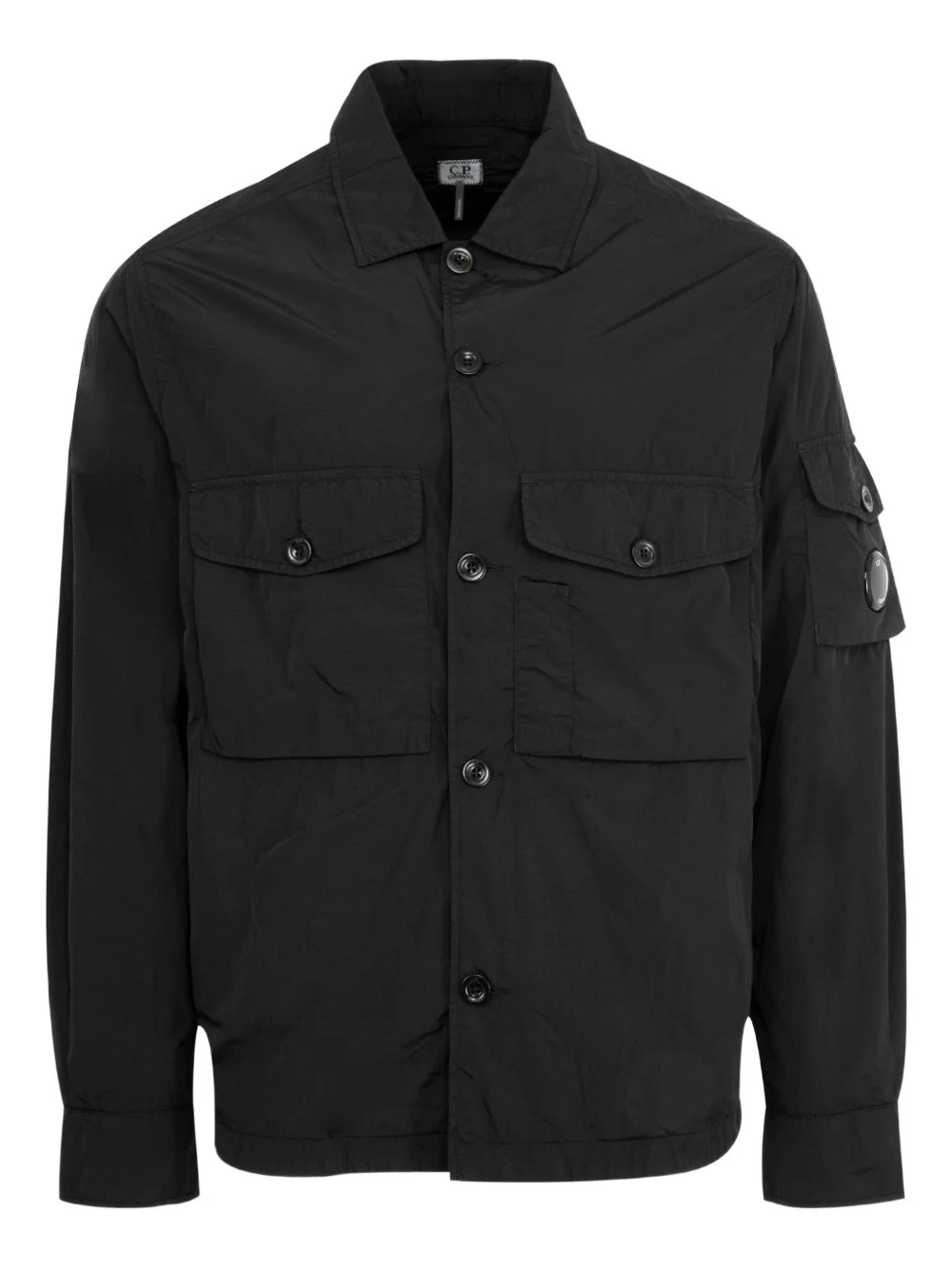 Lens-pocket shirt jacket - 1