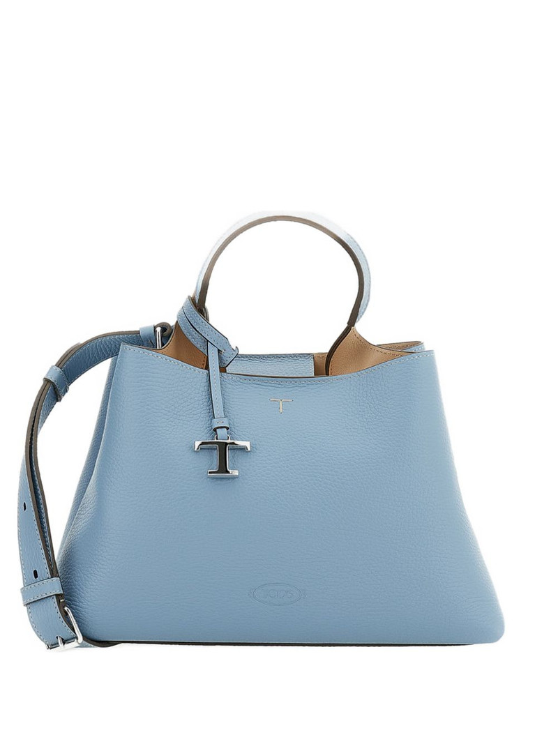 grained-leather tote bag 1