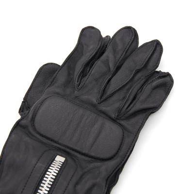 Guidi Full Grain Leather Gloves in Black outlook