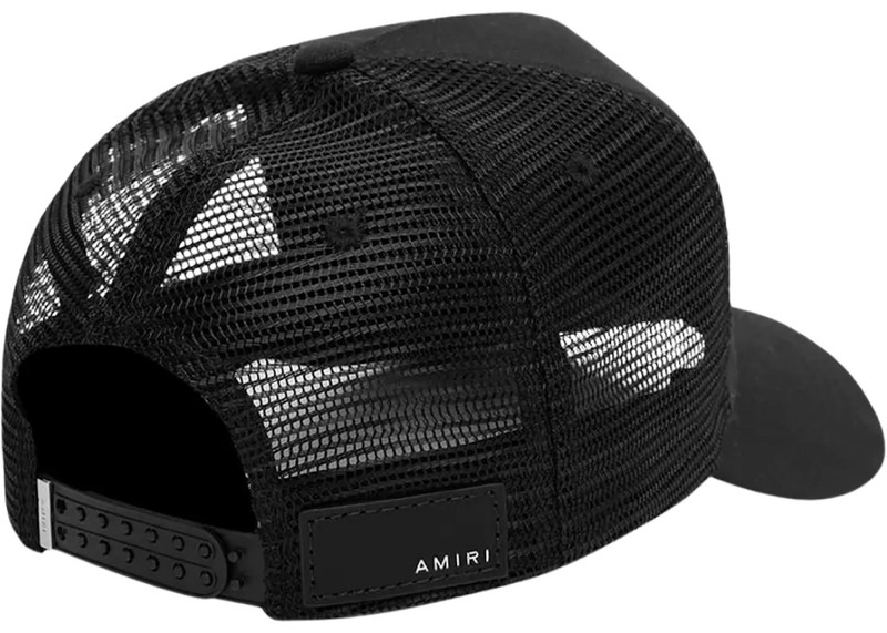 AMIRI AMIRI Three Star Trucker Hat Black outlook