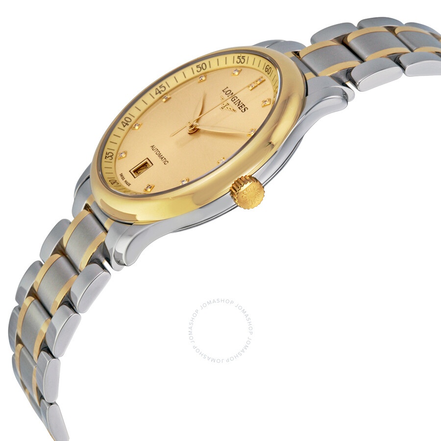 Longines Master Automatic Diamond Champagne Dial Men's Watch L2.628.5.37.7 - 2