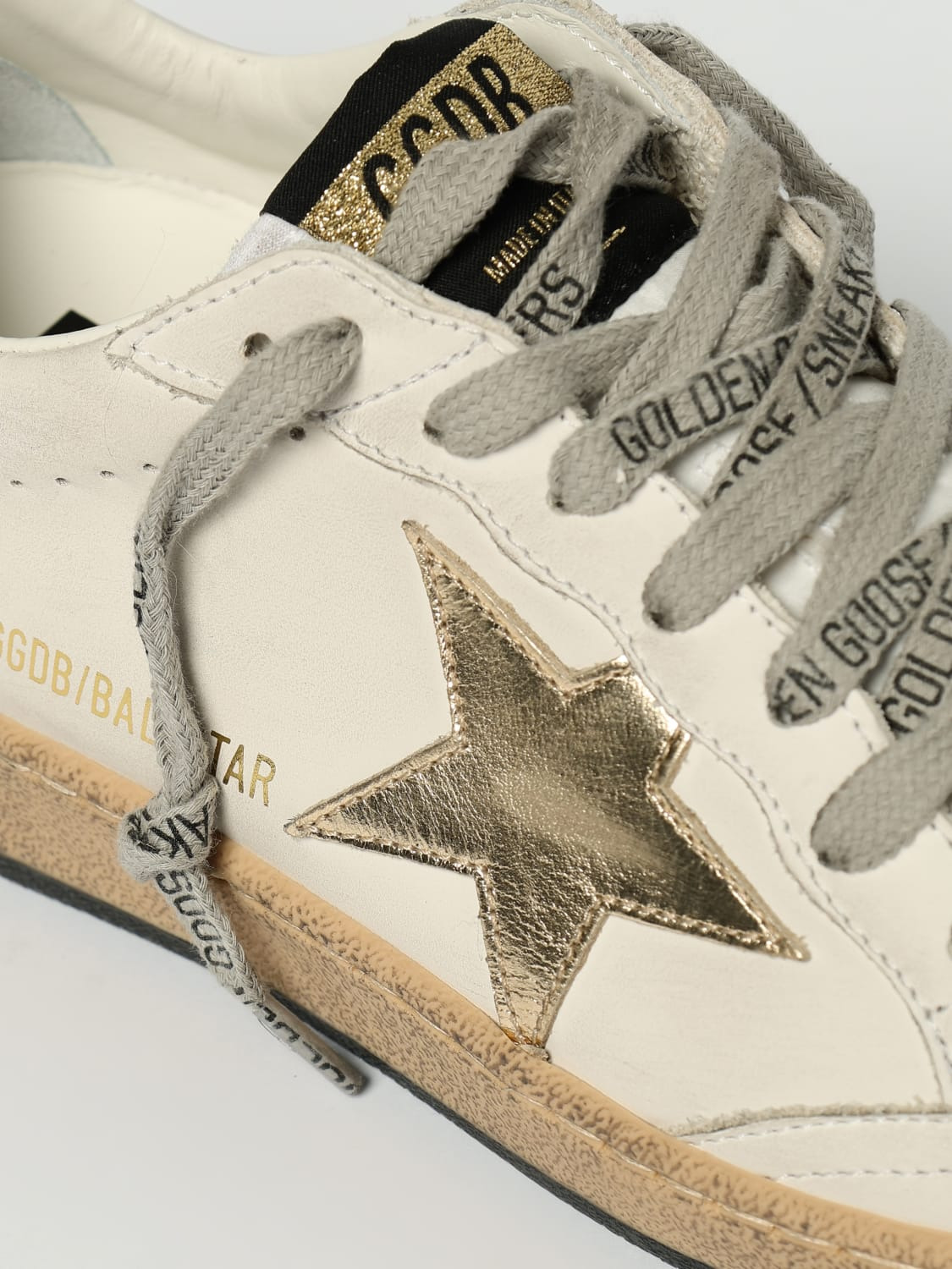 Golden Goose Ball Star sneakers in used leather - 4
