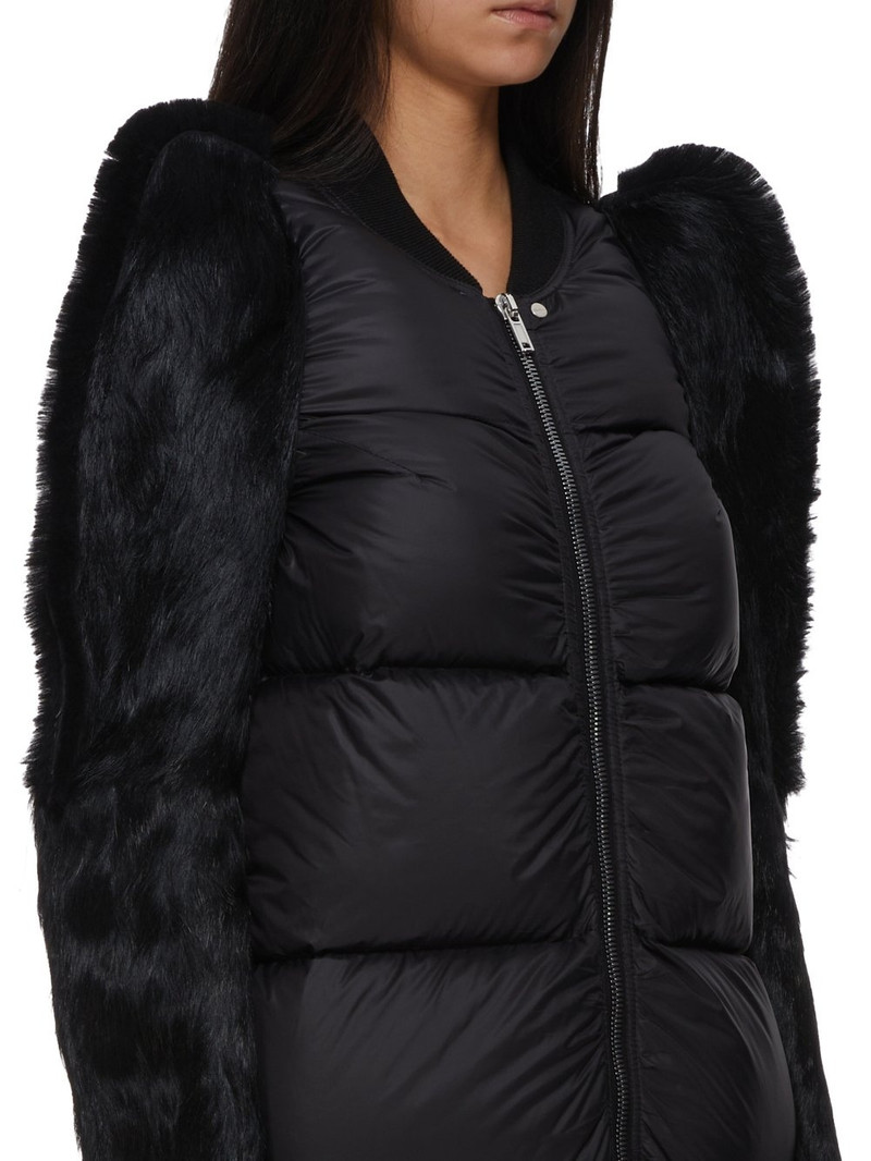 fur-trimmed quilted coat 4