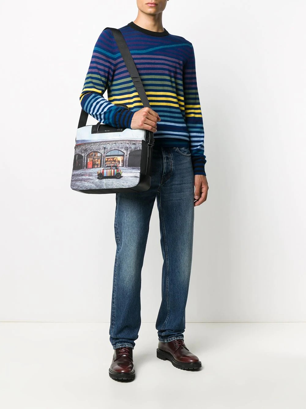 photograph-print tote bag  - 2