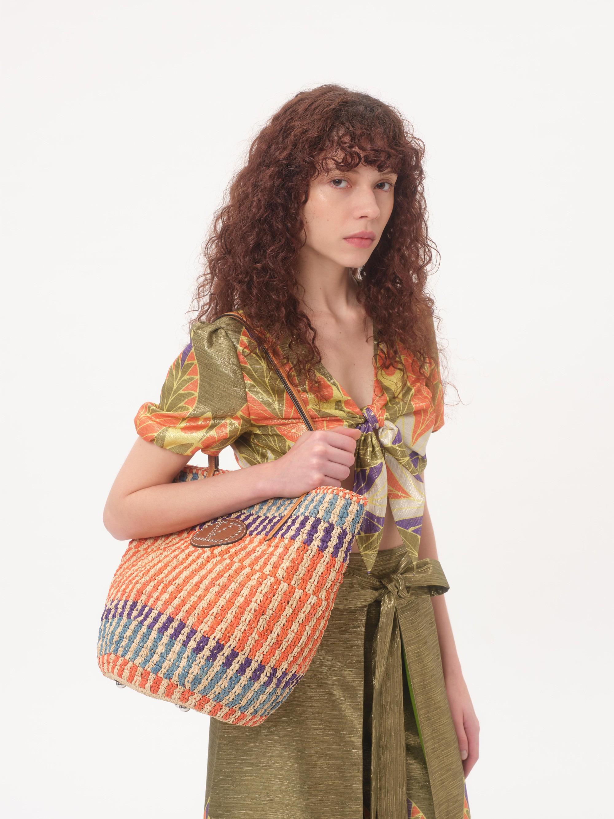 LUREX TOP WITH VOYAGE IMAGINAIRE PRINT - 3